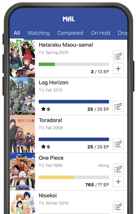 myanilist|‎MyAnimeList Official on the App Store